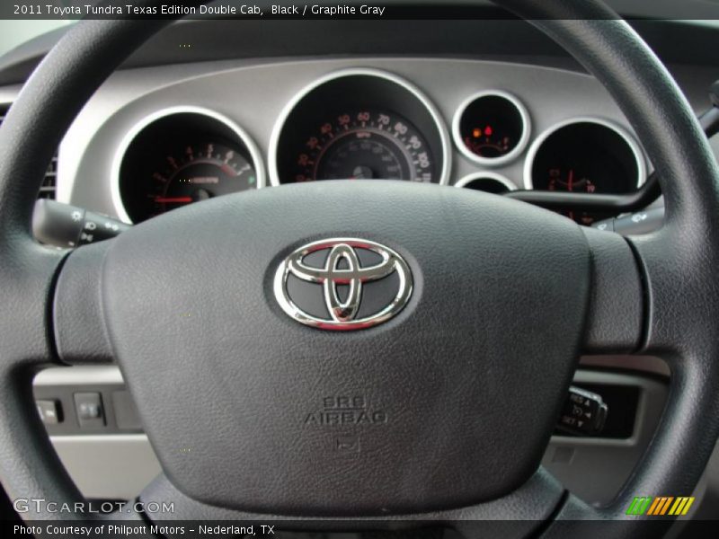 Black / Graphite Gray 2011 Toyota Tundra Texas Edition Double Cab