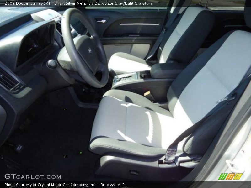 Bright Silver Metallic / Dark Slate Gray/Light Graystone 2009 Dodge Journey SXT