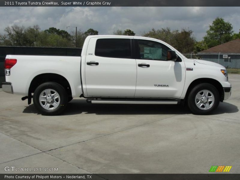 Super White / Graphite Gray 2011 Toyota Tundra CrewMax