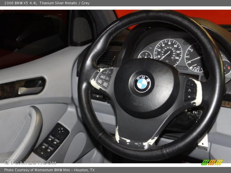 Titanium Silver Metallic / Grey 2006 BMW X5 4.4i