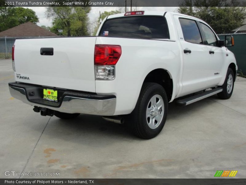 Super White / Graphite Gray 2011 Toyota Tundra CrewMax