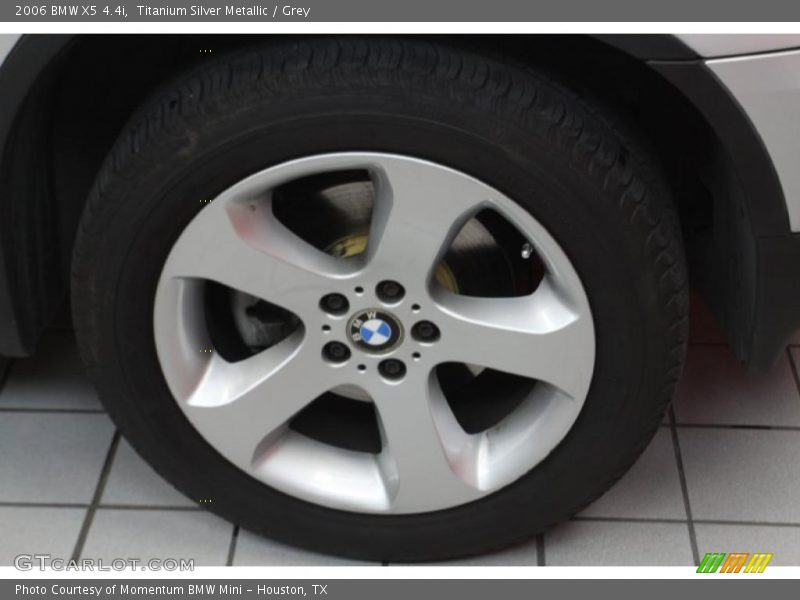 Titanium Silver Metallic / Grey 2006 BMW X5 4.4i