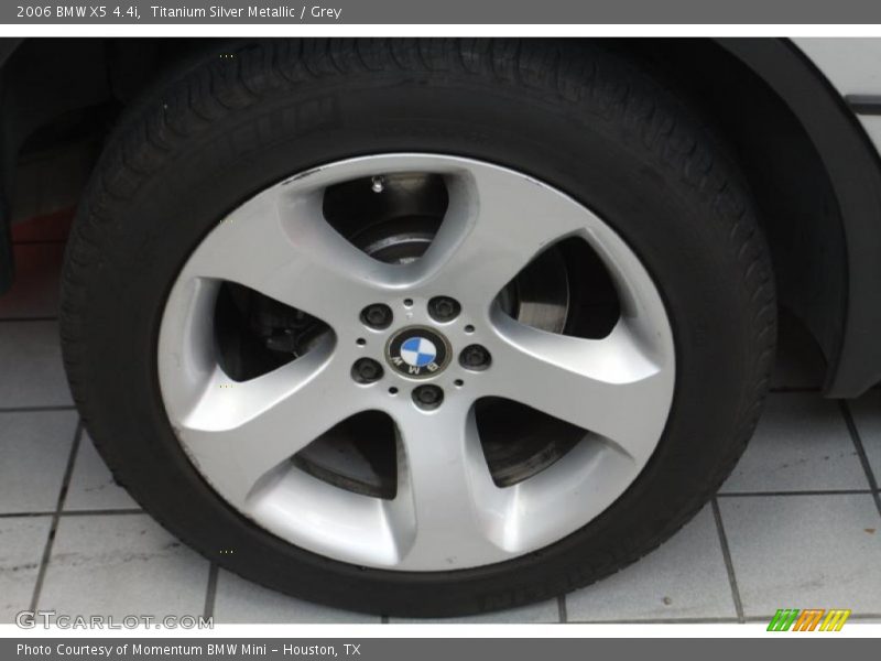 Titanium Silver Metallic / Grey 2006 BMW X5 4.4i
