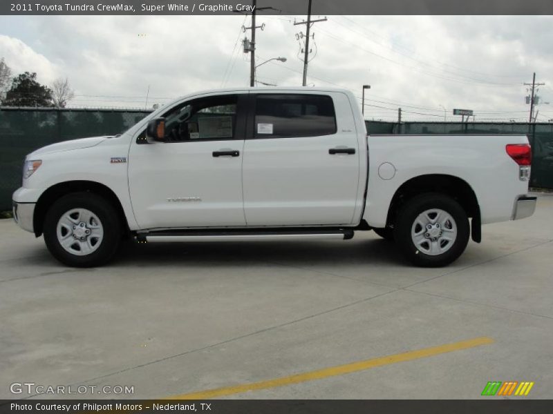 Super White / Graphite Gray 2011 Toyota Tundra CrewMax