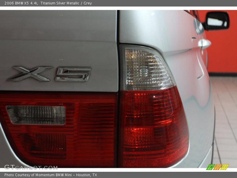 Titanium Silver Metallic / Grey 2006 BMW X5 4.4i