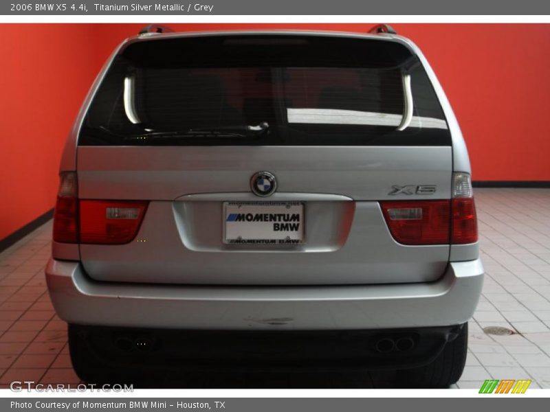 Titanium Silver Metallic / Grey 2006 BMW X5 4.4i