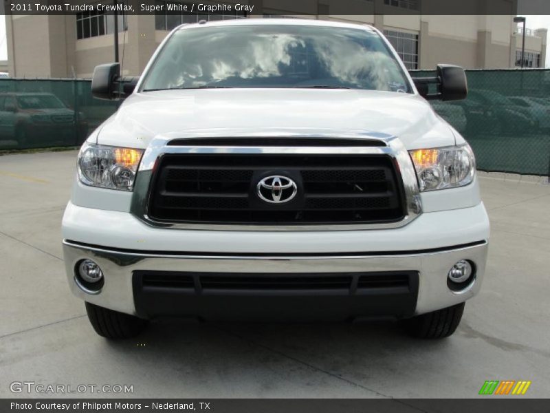 Super White / Graphite Gray 2011 Toyota Tundra CrewMax