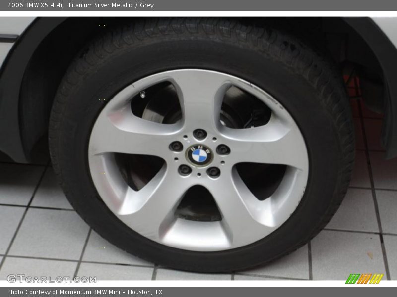 Titanium Silver Metallic / Grey 2006 BMW X5 4.4i
