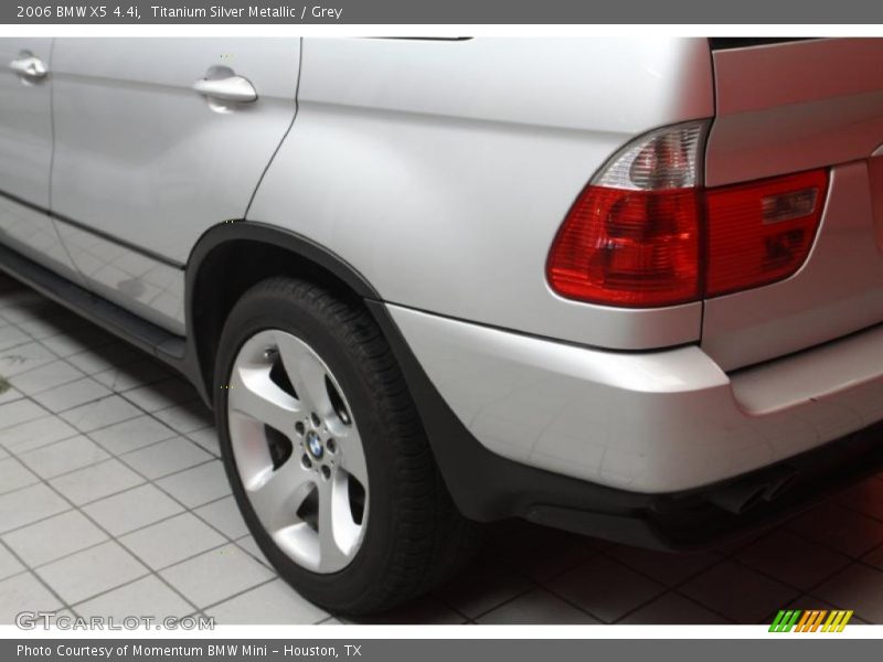 Titanium Silver Metallic / Grey 2006 BMW X5 4.4i