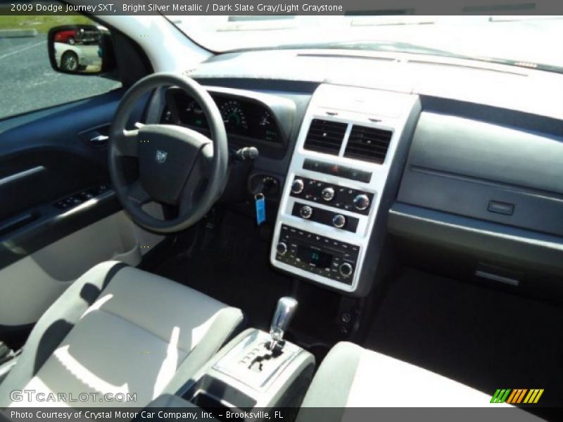 Bright Silver Metallic / Dark Slate Gray/Light Graystone 2009 Dodge Journey SXT