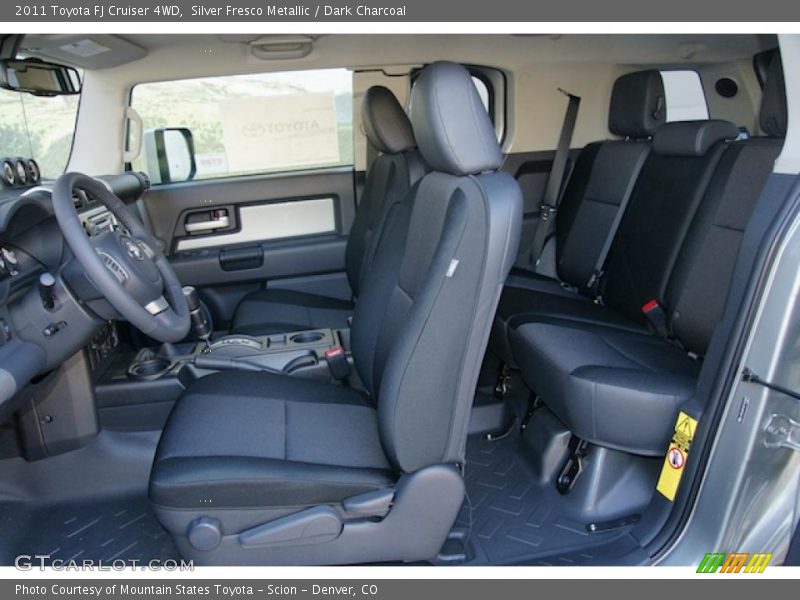  2011 FJ Cruiser 4WD Dark Charcoal Interior