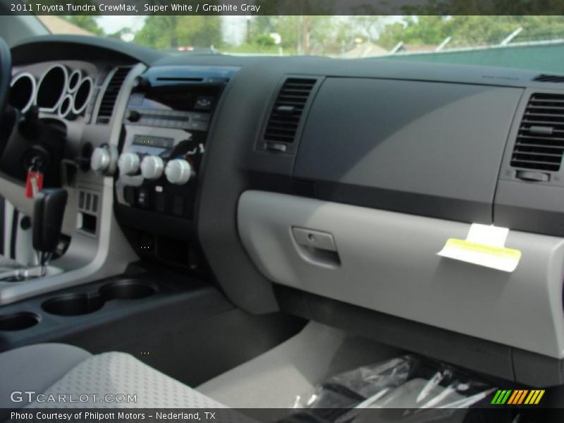 Super White / Graphite Gray 2011 Toyota Tundra CrewMax