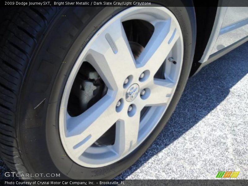 Bright Silver Metallic / Dark Slate Gray/Light Graystone 2009 Dodge Journey SXT