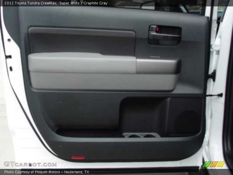 Super White / Graphite Gray 2011 Toyota Tundra CrewMax