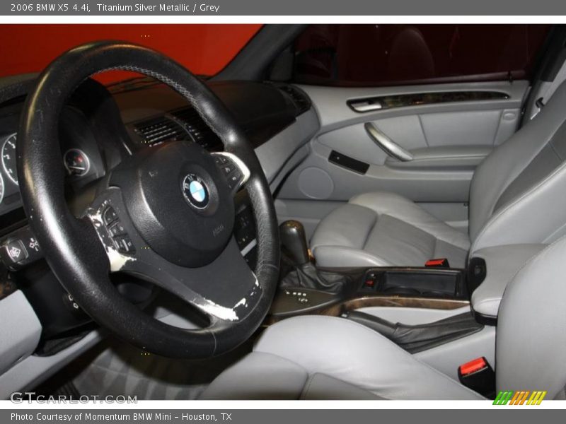 Titanium Silver Metallic / Grey 2006 BMW X5 4.4i