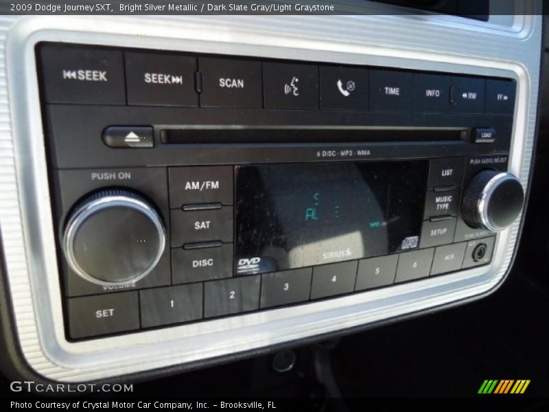 Bright Silver Metallic / Dark Slate Gray/Light Graystone 2009 Dodge Journey SXT
