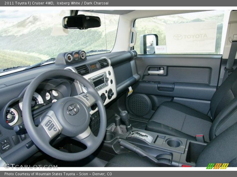  2011 FJ Cruiser 4WD Dark Charcoal Interior