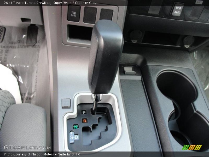 Super White / Graphite Gray 2011 Toyota Tundra CrewMax
