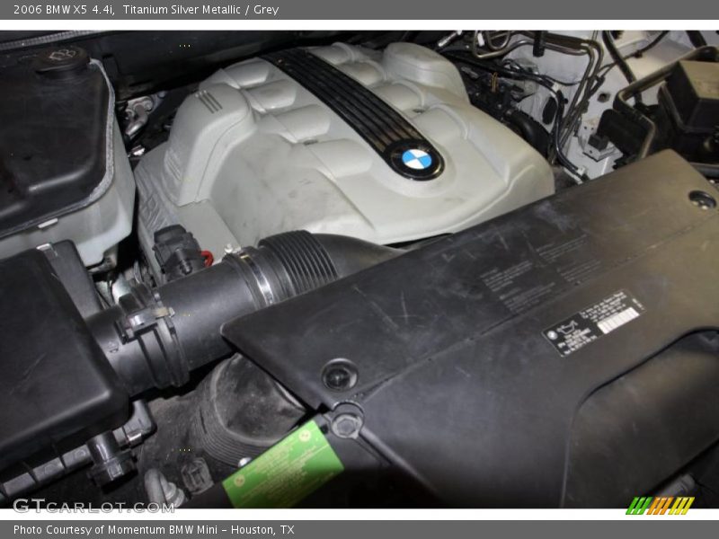Titanium Silver Metallic / Grey 2006 BMW X5 4.4i