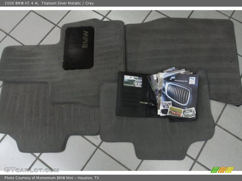 Titanium Silver Metallic / Grey 2006 BMW X5 4.4i