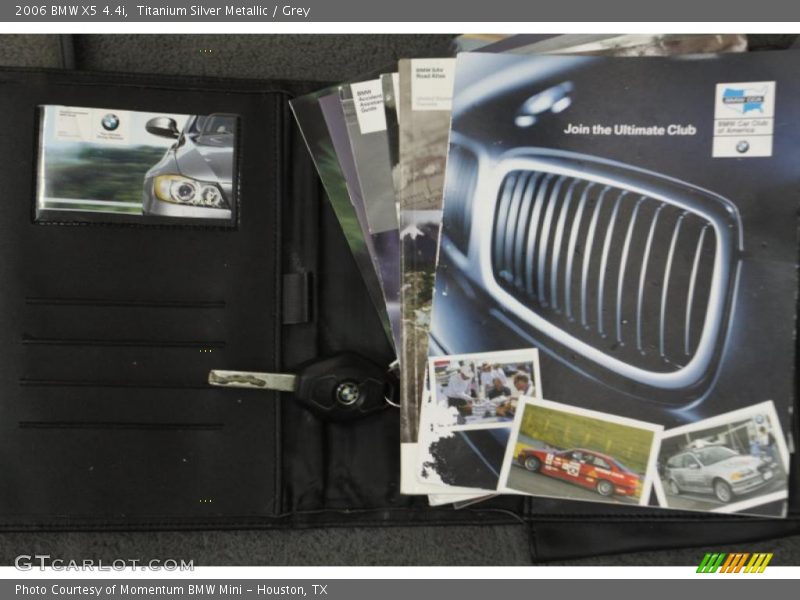 Titanium Silver Metallic / Grey 2006 BMW X5 4.4i