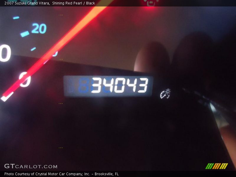 Shining Red Pearl / Black 2007 Suzuki Grand Vitara