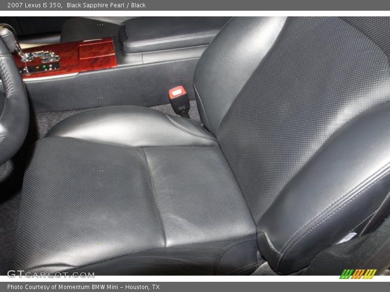 Black Sapphire Pearl / Black 2007 Lexus IS 350