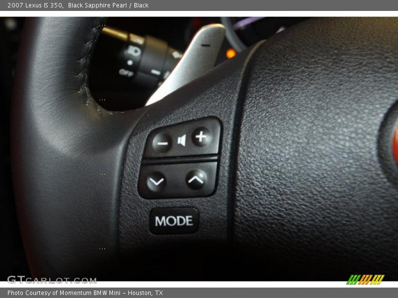 Black Sapphire Pearl / Black 2007 Lexus IS 350