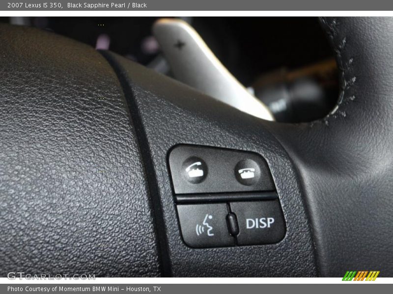 Black Sapphire Pearl / Black 2007 Lexus IS 350