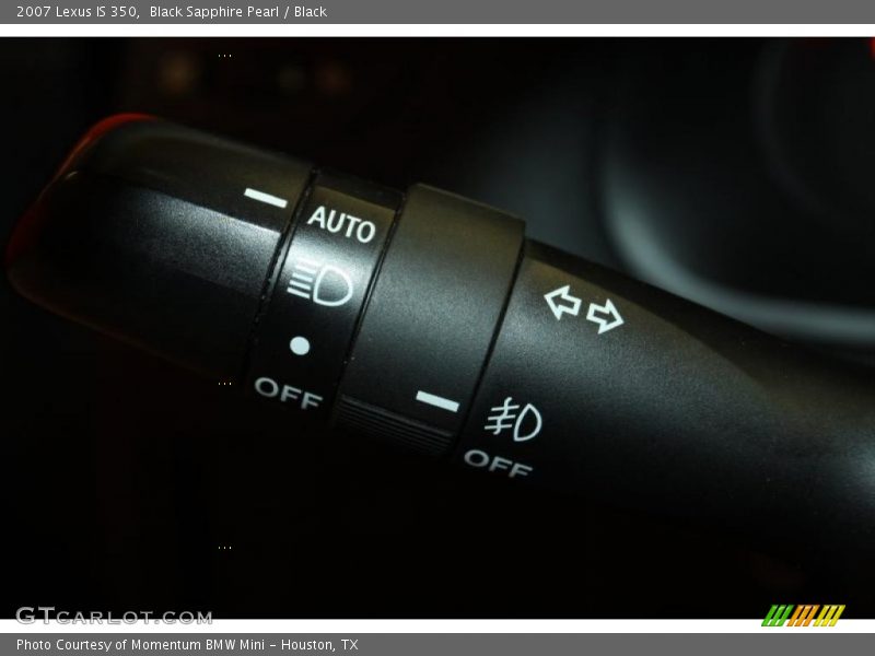Black Sapphire Pearl / Black 2007 Lexus IS 350