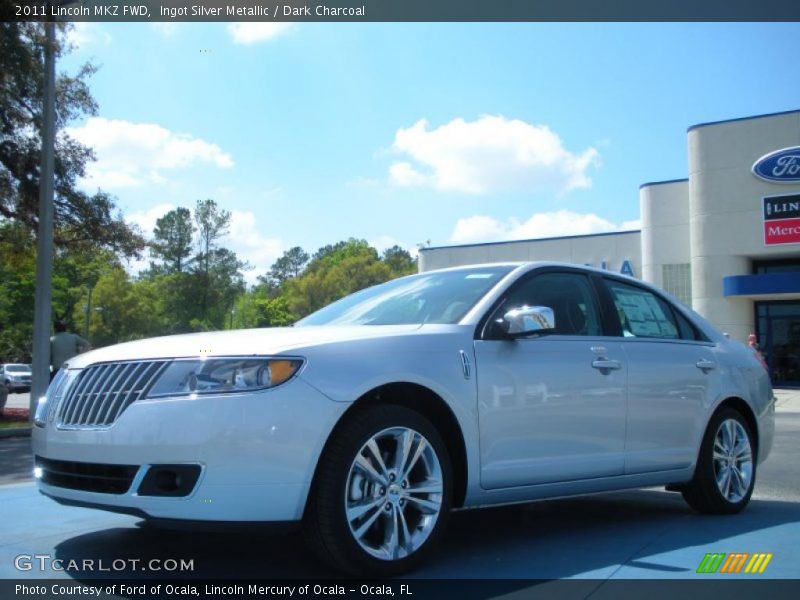 Ingot Silver Metallic / Dark Charcoal 2011 Lincoln MKZ FWD