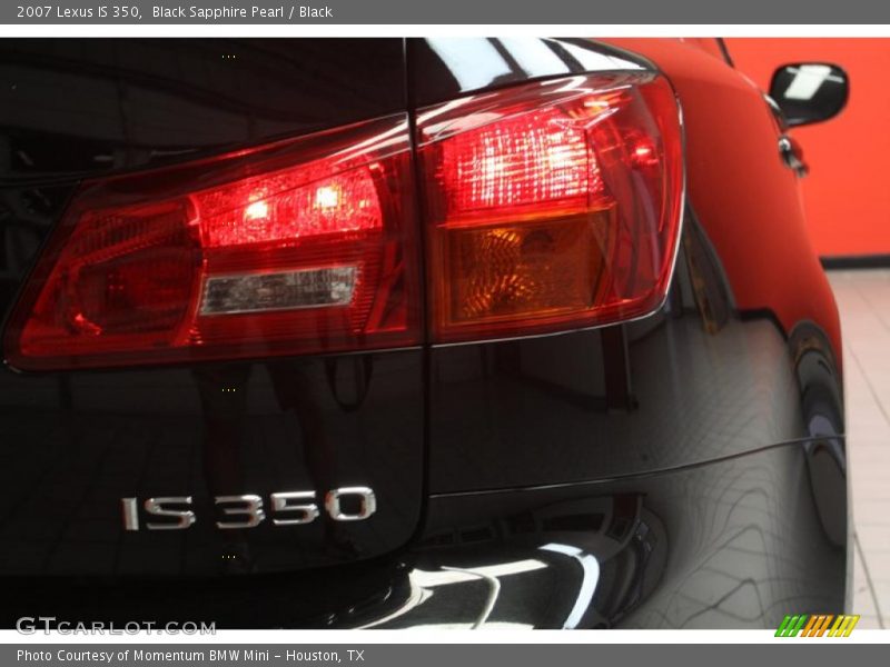 Black Sapphire Pearl / Black 2007 Lexus IS 350