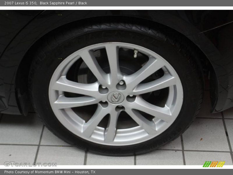 Black Sapphire Pearl / Black 2007 Lexus IS 350