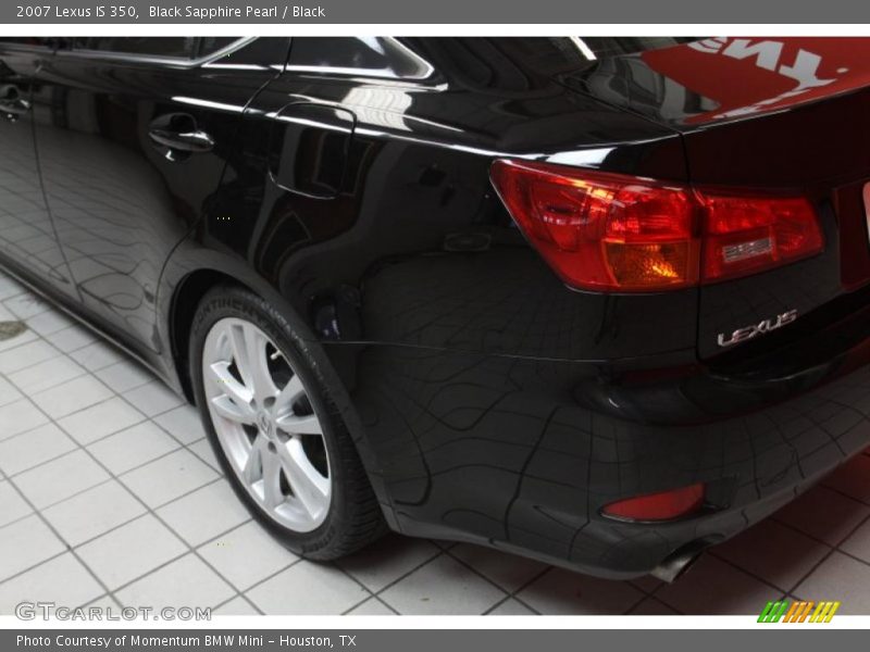 Black Sapphire Pearl / Black 2007 Lexus IS 350