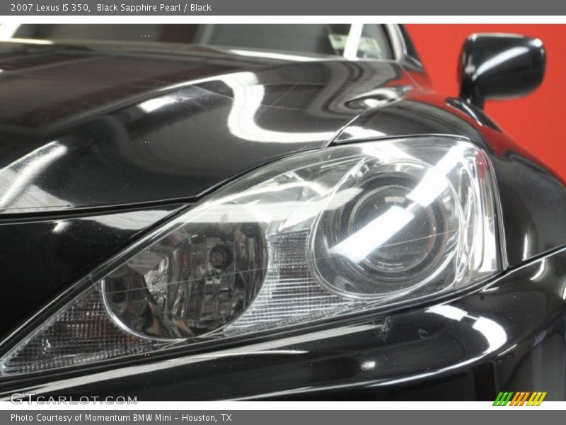 Black Sapphire Pearl / Black 2007 Lexus IS 350
