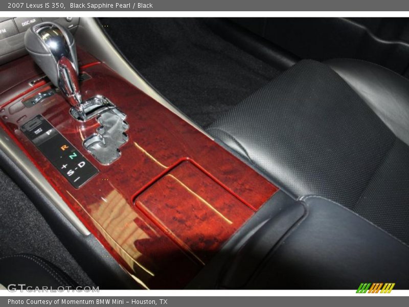 Black Sapphire Pearl / Black 2007 Lexus IS 350