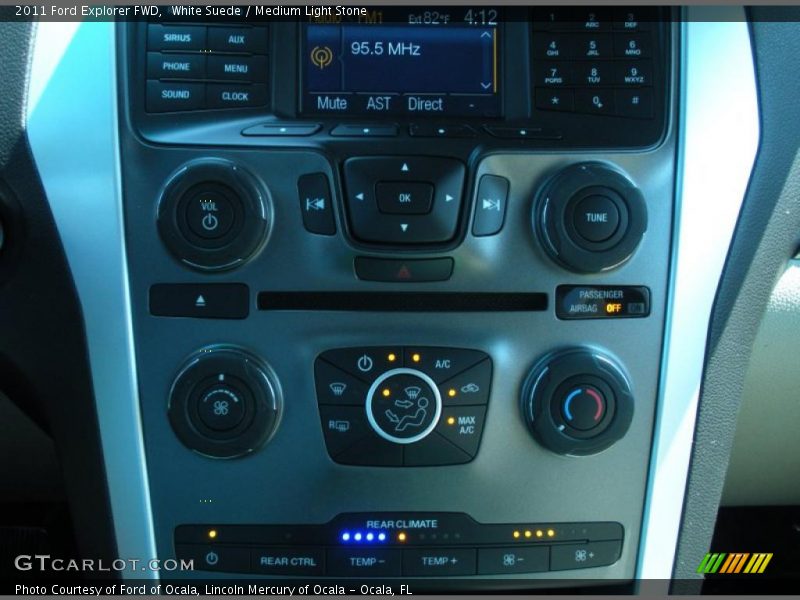 Controls of 2011 Explorer FWD
