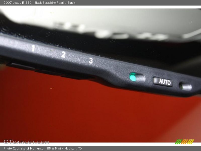 Black Sapphire Pearl / Black 2007 Lexus IS 350