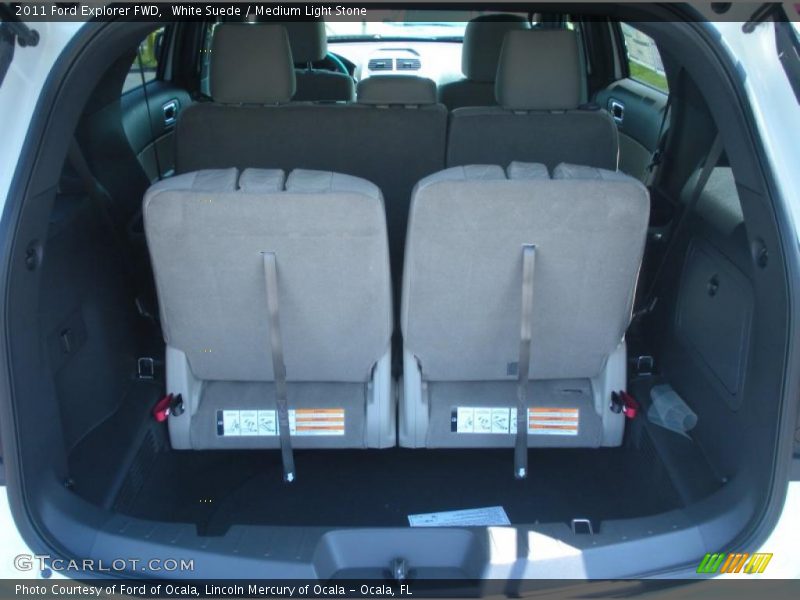 White Suede / Medium Light Stone 2011 Ford Explorer FWD