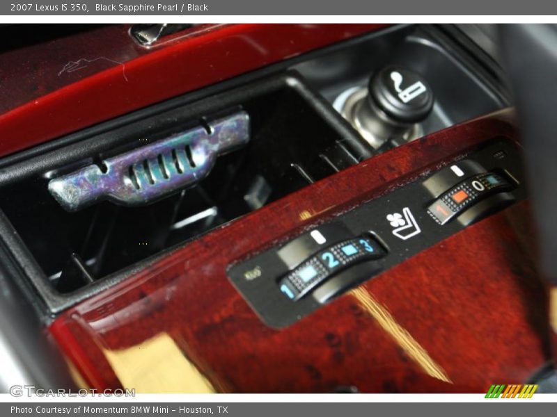 Black Sapphire Pearl / Black 2007 Lexus IS 350