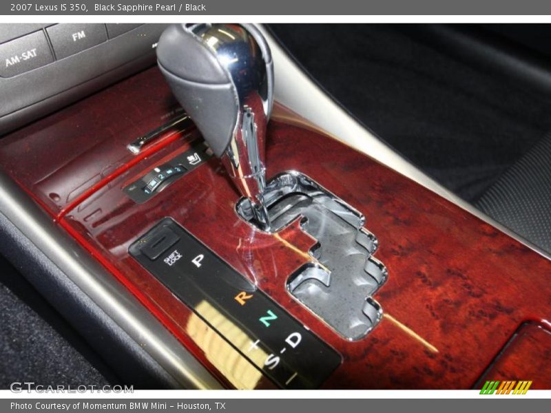 Black Sapphire Pearl / Black 2007 Lexus IS 350