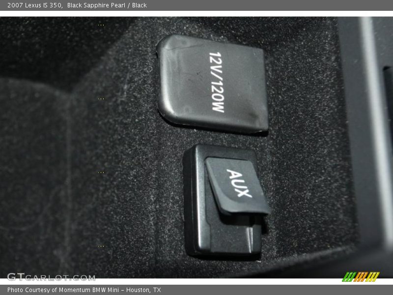 Black Sapphire Pearl / Black 2007 Lexus IS 350