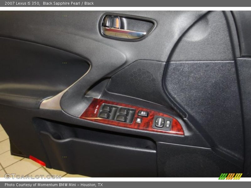 Black Sapphire Pearl / Black 2007 Lexus IS 350