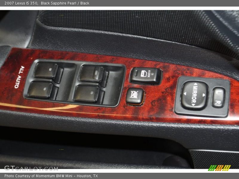 Black Sapphire Pearl / Black 2007 Lexus IS 350