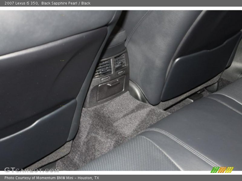 Black Sapphire Pearl / Black 2007 Lexus IS 350