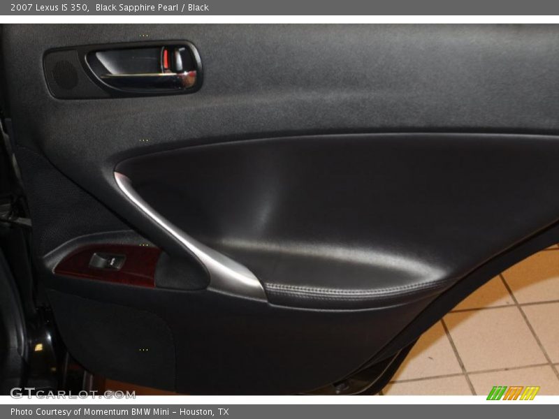 Black Sapphire Pearl / Black 2007 Lexus IS 350