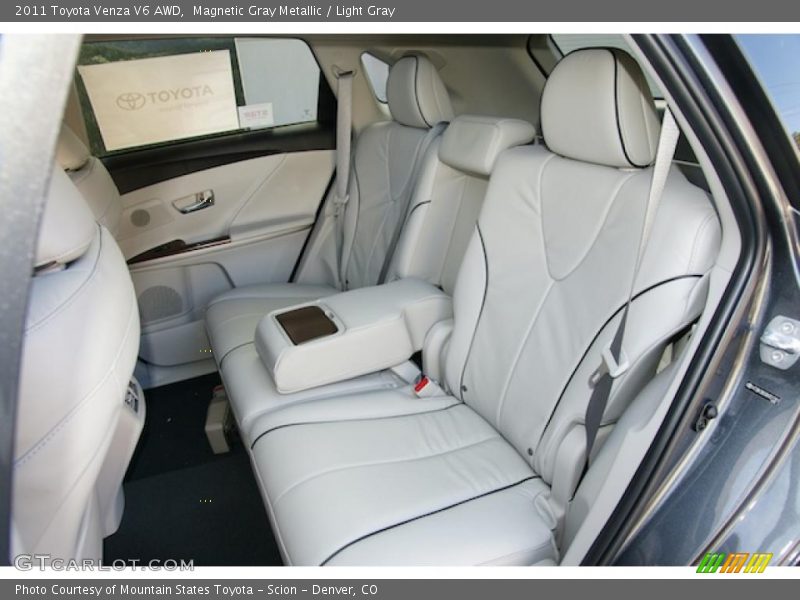 Magnetic Gray Metallic / Light Gray 2011 Toyota Venza V6 AWD