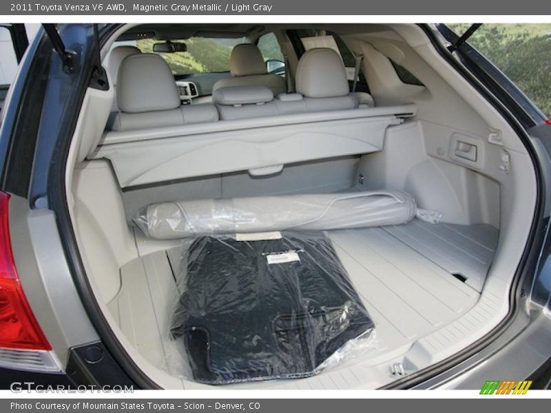 Magnetic Gray Metallic / Light Gray 2011 Toyota Venza V6 AWD