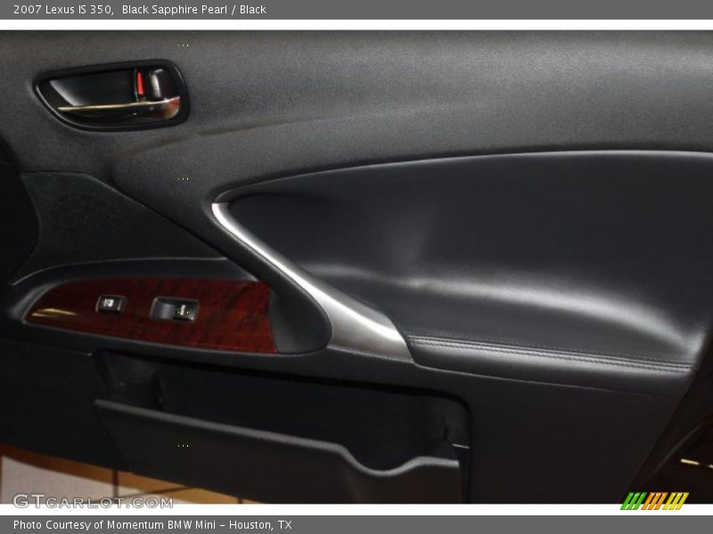 Black Sapphire Pearl / Black 2007 Lexus IS 350