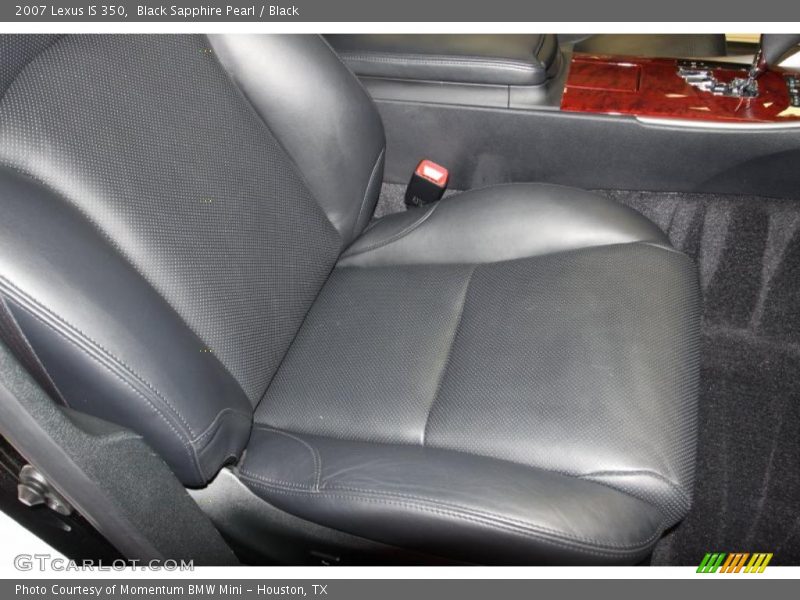 Black Sapphire Pearl / Black 2007 Lexus IS 350